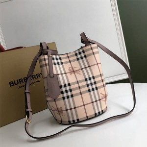 BURBERRY巴宝莉中文官方网格纹格子水桶包40571571/40571561/40571581