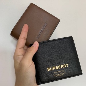 Burberry巴宝莉中文官方网博柏利短款BILLFOLD PRINT两折钱包80146931