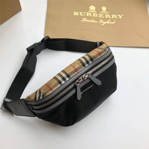 Burberry博柏利巴宝莉中文官方网中号Vintage复古格纹腰包