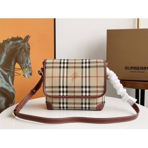 burberry英国官方网站巴宝莉代购中古vintage系列新款邮差包4453