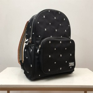 Burberry巴宝莉正品官网代购尼龙五角星星刺绣双肩包80369691