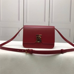 北京Burberry/巴宝莉折扣店女包新款TB 专属标识皮革锁扣包80103341/80103351