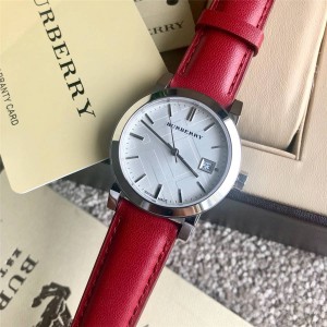 Burberry官网巴宝莉手表生活防水女士石英腕表BU9129